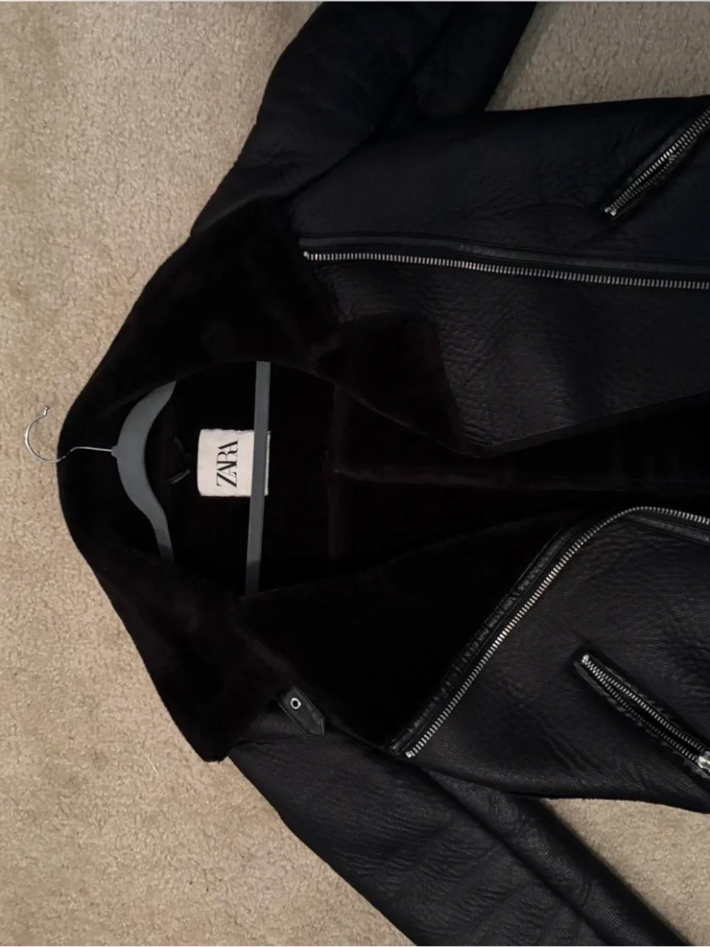 Zara stylish zippered edgy